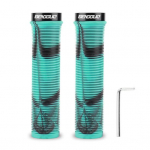 1 paar pehmest kummist juhtraua katet kamuflaažiprint Pehmed libisemisvastased jalgratta juhtraua k&auml;epidemed Ergonoomilise disainiga MTB juhtraua k&auml;epidemed must