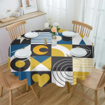Rida V&auml;rviplokk Retro &Uuml;mar Lauakate Veekindel Lauakate Pulmapeo Kaunistuseks S&ouml;&ouml;gilaua Kate 4pcs 33x48 Table mat gray