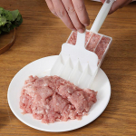 1 tk plastikust lihapallide valmistamise komplekt, praetud kala, loomaliha pallide tegemine vormimislusikas lihat&ouml;&ouml;riistad k&ouml;&ouml;gividinad toiduvalmistamise tarvikud