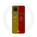 Samsung Galaxy A12 &uuml;mbris RCL LENS Logo kollase ja punase taustaga