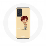 &Uuml;mbris Samsung Galaxy A32 5G BTS TinyTAN Animation Suga jaoks