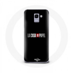 &Uuml;mbris Samsung Galaxy A6 2018 La casa de papel Logo jaoks