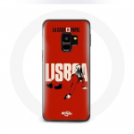&Uuml;mbris Samsung Galaxy S9 jaoks La casa de papel Lisboa joonis