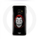 &Uuml;mbris Samsung Galaxy S9 pluss La casa de papel Mask jaoks