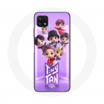 Coque pour Samsung Galaxy A22 5G BTS TinyTAN Animation Affiche RM Jin Suga J-Hope Jimin Jungkook Et V