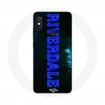 &Uuml;mbris Xiaomi Redmi Note 5 AI kahekaamera jaoks Riverdale'i seeria logo sinine