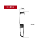 Carbon fiber Car Gear Shift Panel Decoration Cover Trim Sticker for BMW F07 F10 F25 F26 2009-2016 Car Accessories Interior LHD