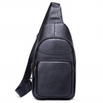 Meeste nahast rinnakott Crossbody kott Meeste spordi- ja vabaaja veisenahast &otilde;lakott One Size must