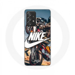 Coque - Maniacase - Samsung Galaxy A52 5G - Nike Logo - Silicone - Souple must