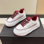 Platvorm valged kingad Naiste kevad- ja s&uuml;gisk&otilde;rgust suurendav vaba aeg sport isakingad Uued mitmek&uuml;lgsed tossud 35