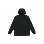 Nike Dry Fleece t&auml;ispika lukuga kapuutsiga kootud dressipluus Meeste &uuml;ler&otilde;ivad Must CZ6377-010 M