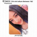 KAKS KORDA 11. minialbum 1&ndash;2 Jihyo fotokaardi postkaardi Polaroid POB kleebis Photocard - #02