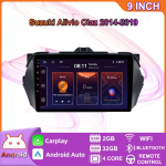 Auto raadio stereo Suzuki Alivio Ciaz 2014-2019 jaoks 9-tolline 2 DIN Android Auto CarPlay navigatsioon GPS auto multimeediam&auml;ngija