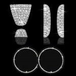 Blingi autoosad &uuml;hilduvad mudeliga Toyota RAV4 Corolla Yaris Camry Sienna Prius 4Runner Tacoma Land Cruiser Highlander Matrix Tundra Venza, 2 Crystal Compatible with Honda