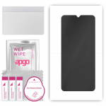 apgo Hydrogel Privacy Matte Screen Protector for Samsung Galaxy A03, Anti Spy, Hydrogel Film, Flexible, Soft TPU with positioning layer easy installat