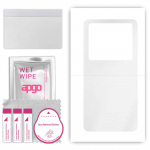 apgo Ultra Clear Protective Skin Sticker for the back compatible with Vivo X80 Pro, Wrap Film, Hydrogel Film, Flexible, Soft TPU with positioning laye