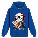 Laste 3D kapuutsiga pusa The Blade of Ghost Destruction pullover Poppy Playtime Laste kampsun 170cm must