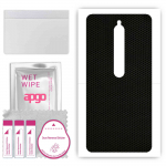 apgo Protective Skin Sticker for the back compatible with Xiaomi Redmi 8, Wrap Film, Foil, Vinyl - Pattern Matrix