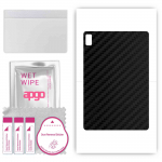 apgo Protective Skin Sticker for the back compatible with Blackview Tab 10 Pro, Wrap Film, Foil, Vinyl - Pattern Carbon Black