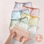 7 tk Naiste alusp&uuml;ksid hingav puuvillane aluspesu Tugev alusp&uuml;ksid t&uuml;drukute p&uuml;ksid Seksikad madala v&ouml;&ouml;kohaga alusp&uuml;ksid naiste pesu L-2XL M&7pcs