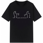 R&otilde;&otilde;msad mood T-s&auml;rgid La Linea The Line Osvaldo Cavandoli TV Mehed Naiste Stiil T&auml;navar&otilde;ivad T-s&auml;rgid &Uuml;markaelusega vabaaja topid Camisetas XXXL