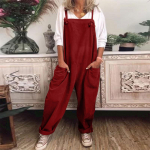 Naiste suures suuruses vabaaja kombinesoonid, vabad Dungarees Romper Baggy m&auml;ngukost&uuml;&uuml;mid XXXXXL