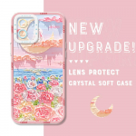 P&otilde;rutuskindel Cartoon Astronaut Crystal Case t&auml;iskaanega kaamera kaitse l&auml;bipaistev pehme telefoni korpus Vivo Motorola jaoks Vivo S1