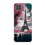 OPPO Realme C21 &uuml;mbrise 6,5-tollise l&auml;bipaistva p&otilde;rkerauaga pehme TPU-&uuml;mbrise jaoks Realmi C21 2021 6,5-tollise C 21 telefoni&uuml;mbriste jaoks, kate RealmeC21 Shell Realme C21