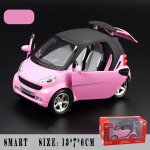 1/32 Smart Fortwo simuleerib auto valgustus- ja muusikamudeleid, et t&otilde;mmata elektroonilised m&auml;nguasjad ja autom&auml;nguasjad tagasi sulamist automudelisse 1/32-Size:13*7*6cm