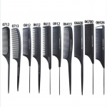 Rat Tail Kamm Styling Kamm Plastikust antistaatiline kuumakindel sabakamm k&otilde;ikidele juukset&uuml;&uuml;pidele Peenikeste hammastega sabakamm meestele ja naistele