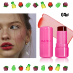 Jelly Blush huule- ja p&otilde;skepulk kahekordse kasutusega l&auml;bipaistev vedel huulepulk heledat v&auml;rvi huulel&auml;ikepulk 01#