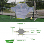 Treening Jalgpall Jalgpall Sihtm&auml;rgi Harjutamine Treening L&ouml;&ouml;k V&auml;ravav&otilde;rk Kaasaskantav Jalgpall Lastele Jalgpalli Treeningvahend 5 Players