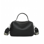 Mood Crossbody kotid Naiste ehtsast nahast kott Lihtne kvaliteetne kandekott Vintage Bostoni k&auml;ekott Naiste &otilde;lakotid must