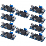 Kvaliteetne LM2596S alalis-alalisvoolu k&otilde;rge v&otilde;imsusega pingeregulaator 3,0&ndash;40 V kuni 1,5&ndash;35 V toiteallika muundur DIY reguleeritav toiteallika reguleeritav moodul 4.3*2.1*1.3cm sinine/must