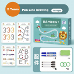 Laste Montessori joonistusm&auml;nguasjad Pliiatsi juhtimise koolitus V&auml;rvide kuju matemaatika sobitamine M&auml;ngukomplekt V&auml;ikelapse &otilde;ppivad harivad m&auml;nguasjad lastele