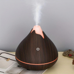 Vulkaaniline aroomihajuti eeterliku &otilde;li lamp 350 ml USB kaasaskantav &otilde;huniisutaja v&auml;rvilise leegi &ouml;&ouml;valgusega