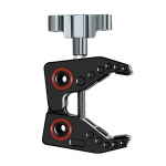 Super Clamp monitorile LED-tuled V&auml;lkmikrofon Alumiiniumisulamist C Klamber 1/4-ga kaameraklamber must