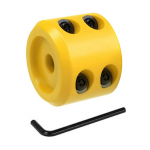Vintsi kaabli konksu stopper universaalne ATV maasturile maastikul kaablikonksu stopper Line Saver vintsi kinnitus trossi kaabli kaitse kollane