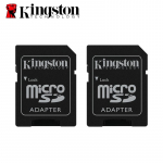 Kingston SD-adapter Micro SD-kaardilt SD-kaardile, TF-kaardi Micro SDHC-lt SD SDHC-le adapter t&ouml;&ouml;tab vanemate kaamerate ja meditsiiniseadmete m&auml;lukaartidega SD Adapter（2 PCS）