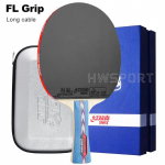 Originaal DHS Hurricane No1 No2 Professionaalne lauatennisereket, 5 puidust teraga Provincial Hurricane 3 kummist lauatennisereket FL grip with box