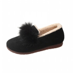 2024. aasta vabaaja naiste kingad s&uuml;gis- ja talv, pluss fliisist soojad emajalatsid rasedatele naiste lamedad kingad, herned kingad 39 roheline