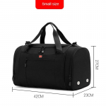 Reisikott Meeste Messengeri k&auml;ekott Sport Fitness Kott Suure mahutavusega pagasi &auml;rireisikott S must