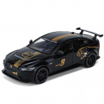 1/32 Jaguar XE SV Project 8 Sulamist Sportauto Mudel Valatud Metallist S&otilde;iduk Auto Mudel Heli Valguse Simulatsioon Kollektsioon Laste Kingitused must