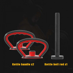Kettlebelli k&auml;epideme raskusk&auml;epide hantel Push up Kettlebell Grip Fitness Reguleeritav Kettlebelli latt sporditreeninguteks J&otilde;usaalis K&auml;te tugevus raskusk&auml;epide Handlex2 Rodx1