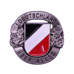 Saksamaa lipp n&ouml;&ouml;pn&otilde;el Tammelehed pross Vintage must Saksa m&auml;rk Deutsche Jewelry Meeste Patriot Kingitus 1PCS