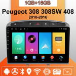 Android Carplay autoraadio Peugeot 308 308SW 408 2010-2016 multimeediumipleieri peakomplekt Stereo GPS-navigatsioon BT WIFI 2+32GB 1+16GB hall