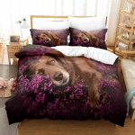 Lilla Voodipesukomplekt Pol&uuml;ester Tekikott Padjakate 3D Tekikott Lavendel Liblikas Kahekordne T&auml;issuuruses Kuningas Queen &Uuml;heinimesevoodi 173x218cm 2pcs