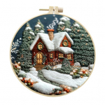 J&otilde;ulutikandikomplekt T&auml;iskasvanutele Lastele Ise ise teha tikkimisn&otilde;elakomplekt j&otilde;ulumustritega Tikandite meisterdamiskomplekt algajatele C