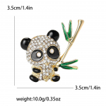 Hiina stiilis moe isikup&auml;rastatud kivikivid v&otilde;tta bambusest panda pross ni&scaron;&scaron; Mitmek&uuml;lgne meeste ja naiste r&otilde;ivad korsaaž ehten&otilde;el