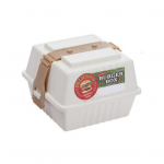301 ml suur burgerikarp kaanega PP sushi magustoidu hoiukarbiga punane